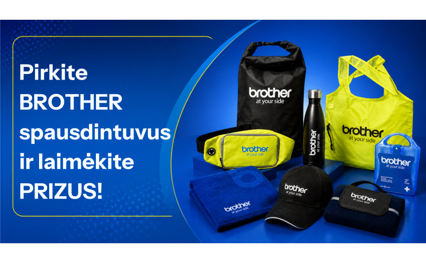 Pirkite Brother spausdintuvą ir laimėkite prizus