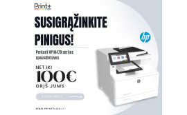 Pirkdami HP spausdintuvus susigrąžinkite iki 100eur