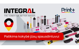 Integral analoginės kasetės: patikima vokiška kokybė jūsų spausdintuvui